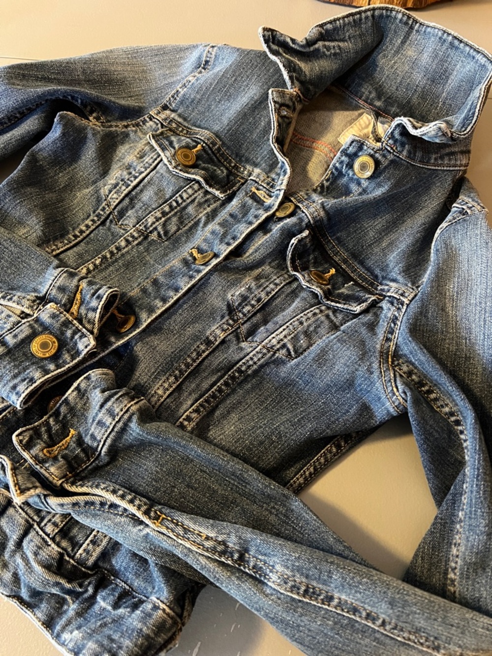 L.O.G.G. Label of Graded Goods by H&M Distressed Jean Jacket, size 2 - Picture 16 of 16